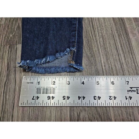 Joe's Womens Size 27 Pockets Whiskered Denim Blue Jeans - Picture 12 of 12